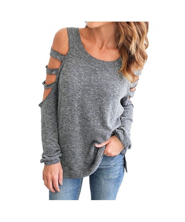 SUBWELL Womens Sleeve Shoulder Pullover