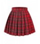 Women School Scottish tartan Skirts