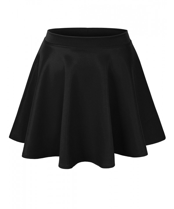 KOGMO Womens Versatile Stretchy Skirt S Black