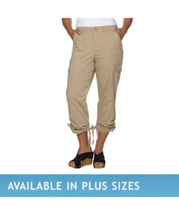 Gloria Vanderbilt Ladies Cropped Pant tan