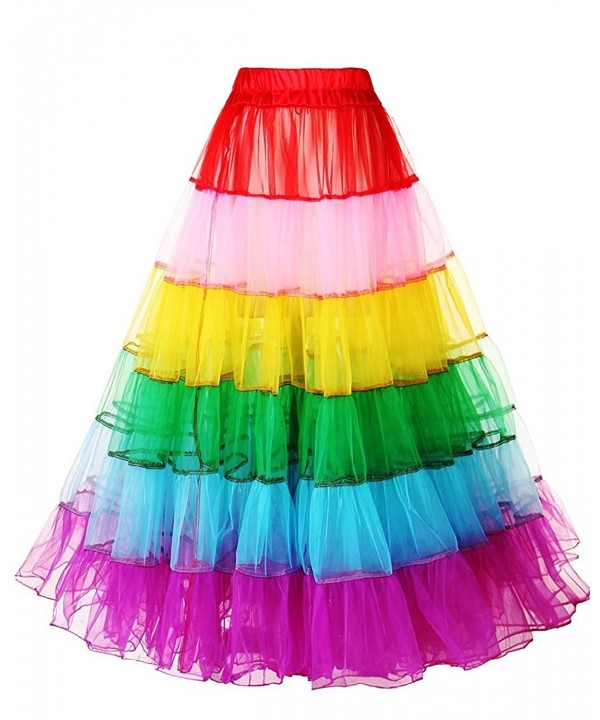 Mirandas Bridal Multicolored Rainbow Petticoat