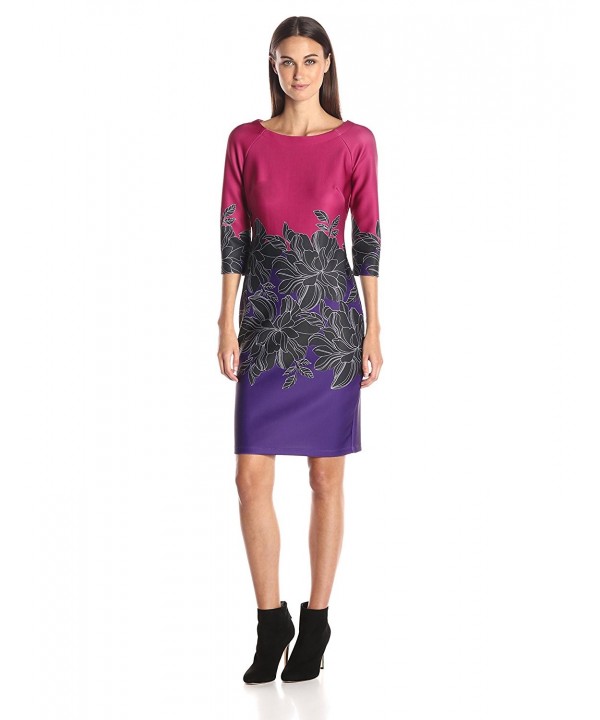 Taylor Dresses Womens Placement Fuchsia
