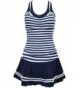 Womens Nautical Stripes Swimwear 3X Large