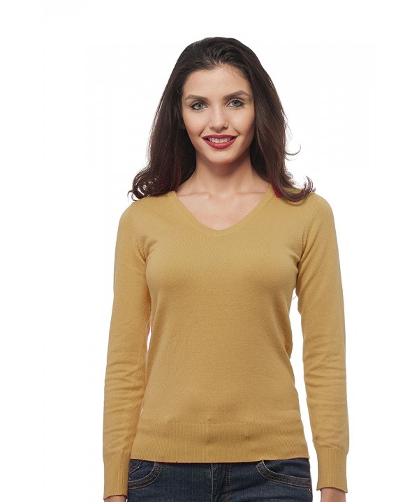 Sleeve Sweater Large Dusty Mustard