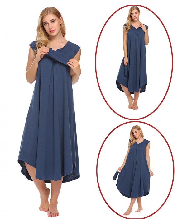 Adidome Nightgown Victorian Comfortable Sleepshirts
