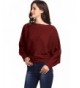 Amoretu Knitted Sweaters Batwing Pullover