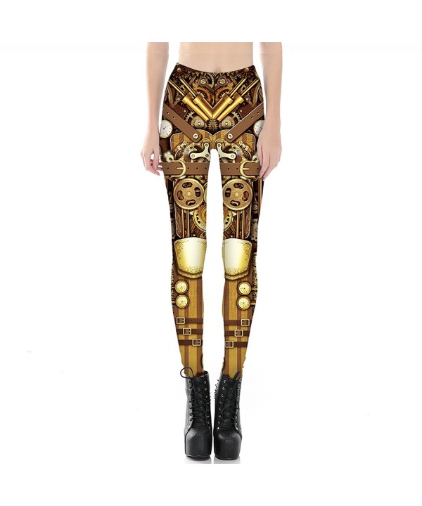 Golden Leggings Mechanical Engineering Tights