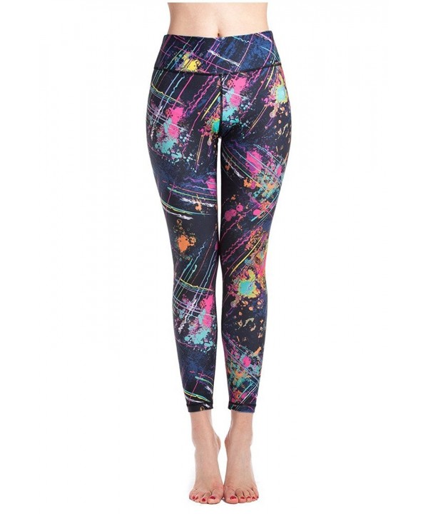Women's Autumn Galaxy Space Star Print Yoga Leggings Pants Tights ...