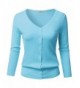Awesome21 Button Sleeves Cardigan LightBlue
