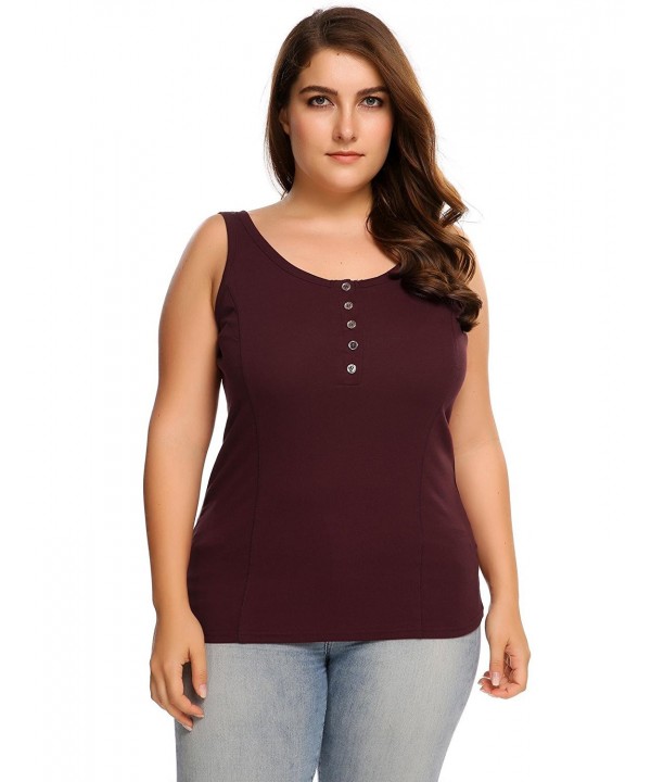 Womens Plus Size Casual Button