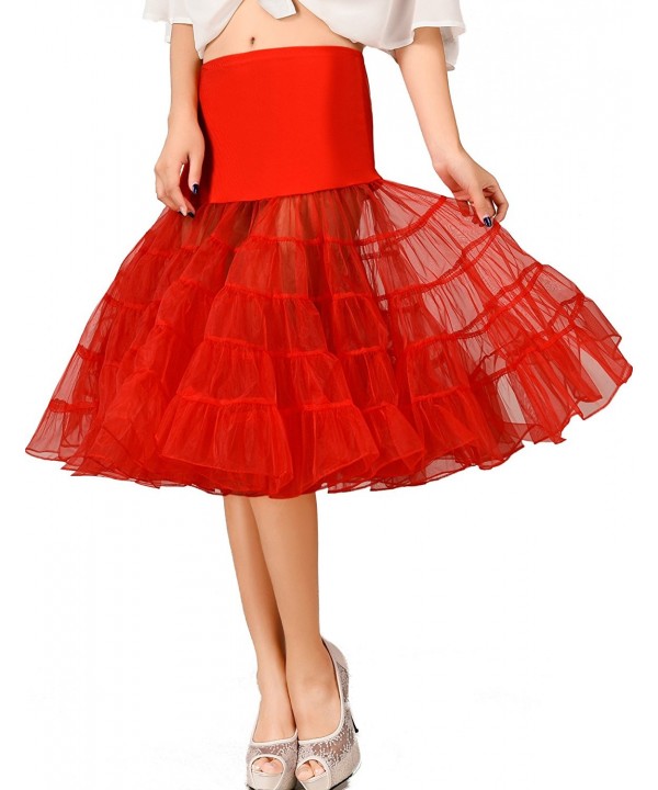 Women's 50s Vintage Petticoat Crinoline Tutu Underskirts 26
