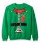 Hybrid Toymakers Holiday Pullover Green