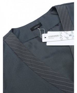 Men's Business Suit Vest-Slim Fit Skinny Dress Waistcoat - Grey ...