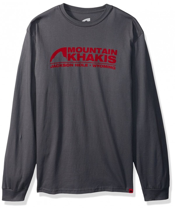 Mountain Khakis Sleeve T Shirt Charcoal