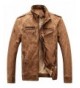 Trensom Vintage Fleece Leather Jacket