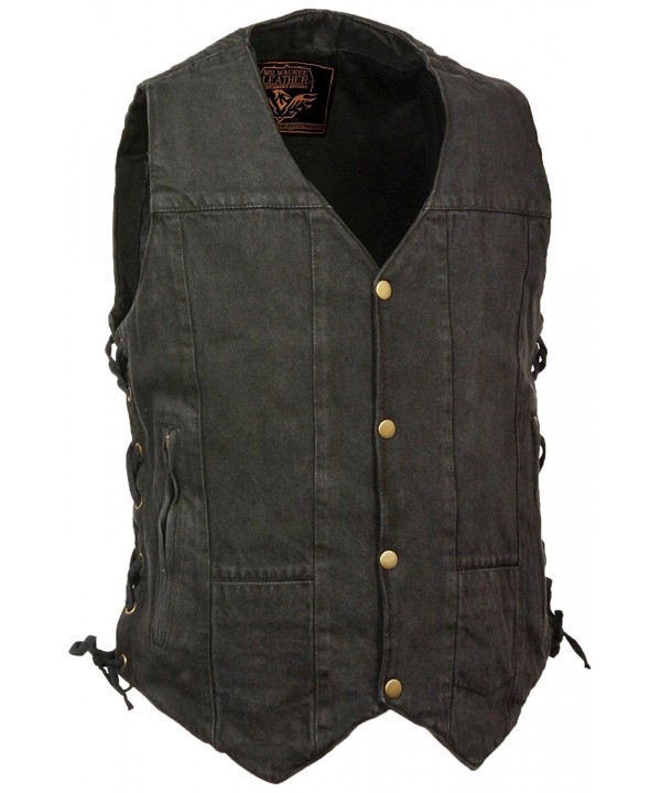 PERFORMANCE Men's 10 Pocket Denim Lace Vest - CI11OUC0DAR