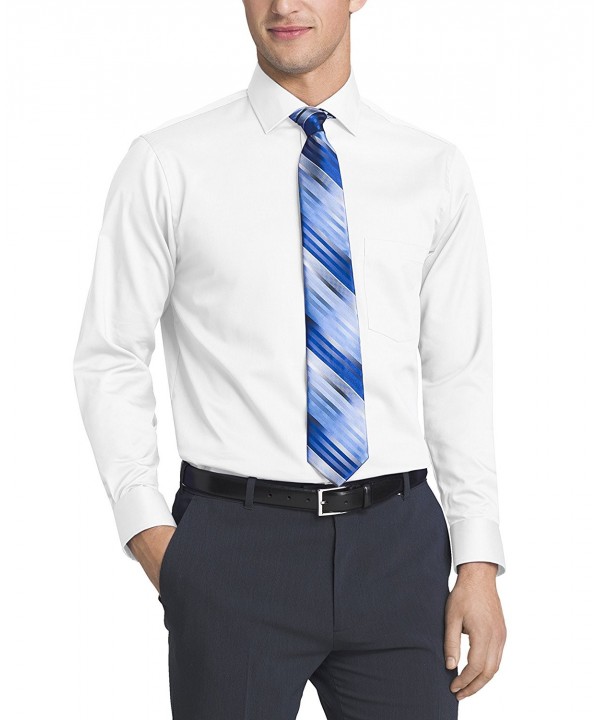Men's Regular Fit Flex Collar Check - Blue - CI125NXX58J