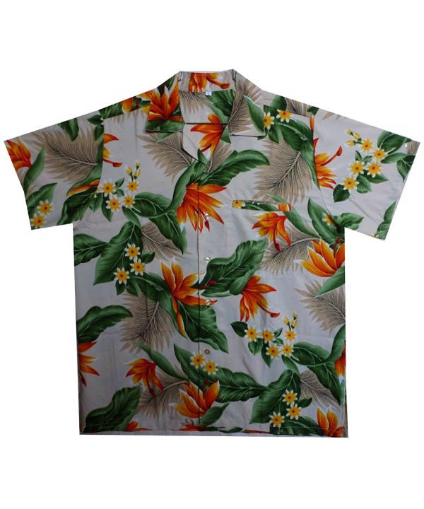 Funky Hawaiian Shirt Streli white