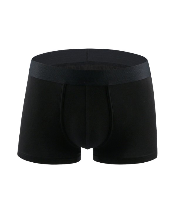 Men's 2 Packs Underwear Steel Strength Premium Cotton Trunk - Black ...