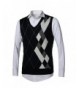 DAVID ANN Knitted V Neck Sweater Cyan 0825