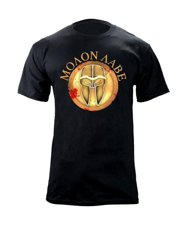 Molon Ancient Shield T Shirt Bronze