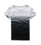 Zecmos Cotton T Shirt Gradient Sleeve