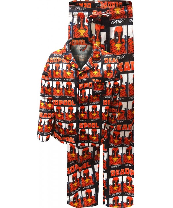 Marvel Deadpool Traditional Pajamas X Large