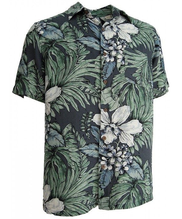 Silk Linen Hawaiian Floral Casual