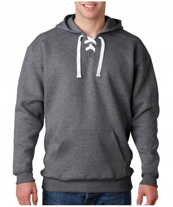 Charcoal Hockey Hood Sweatshirt Polyester