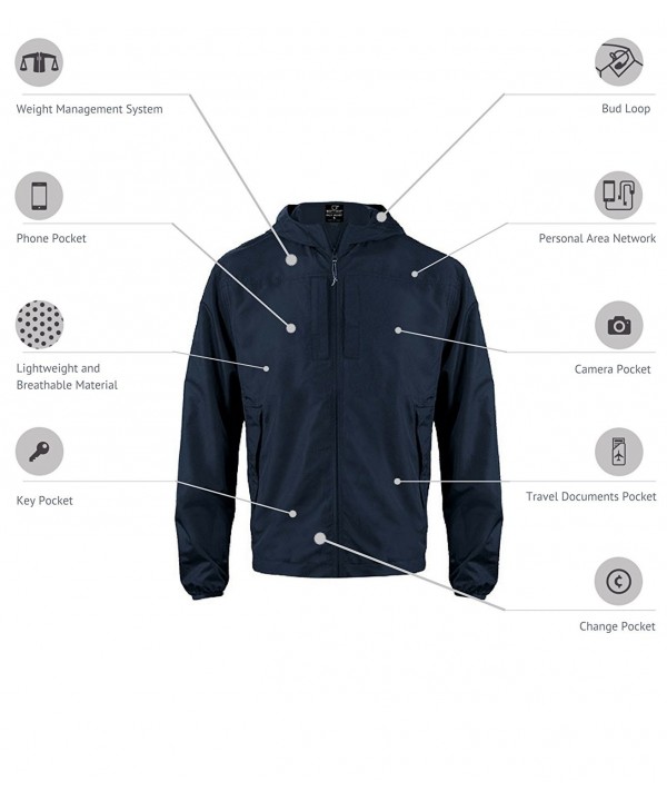 Pack Jacket - 13 Pockets - Travel Clothing- Pickpocket Proof - Graphite ...