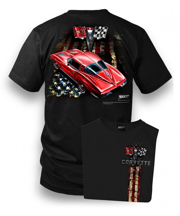 Wicked Metal Corvette Shirt Patriotic