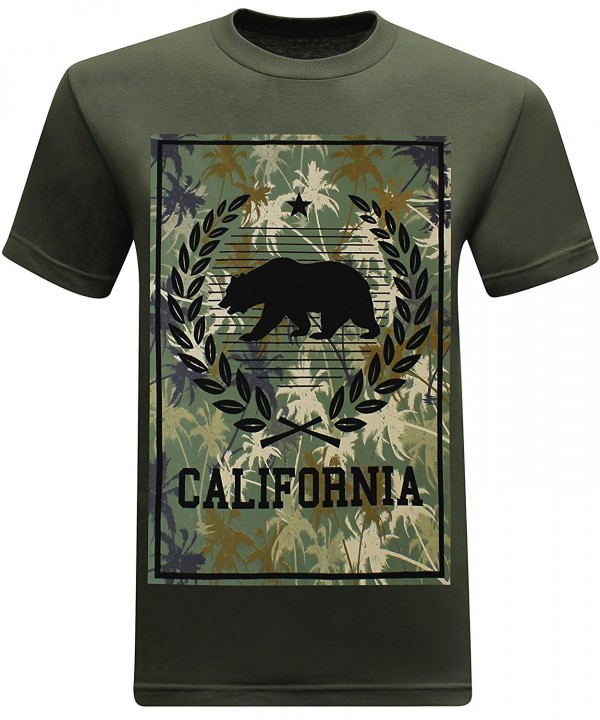 California Republic Camo Military T Shirt