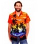 Funky Hawaiian Shirt Beach orange