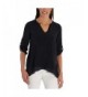 Fever Ladies Roll Tab Blouse