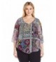 OneWorld Printed Moroccan Influence Hibiscus