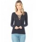 Sleeves Front Stretchy Ribbed Black