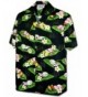 Sushi Cotton Hawaiian Shirt 3950 BLACK XL