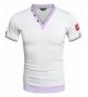 COOFANDY Summer Casual T Shirts ST3 White